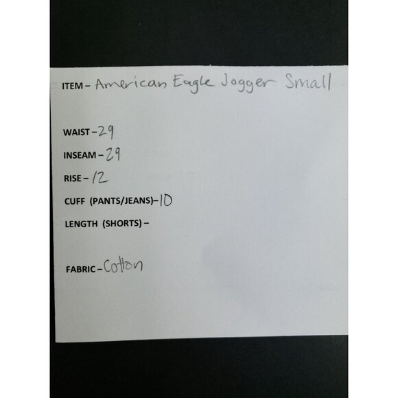 American Eagle Joggers Men's Size Small Tan - Picture 6 of 6